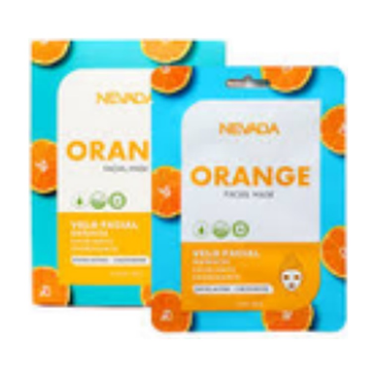 Velo Facial Naranja